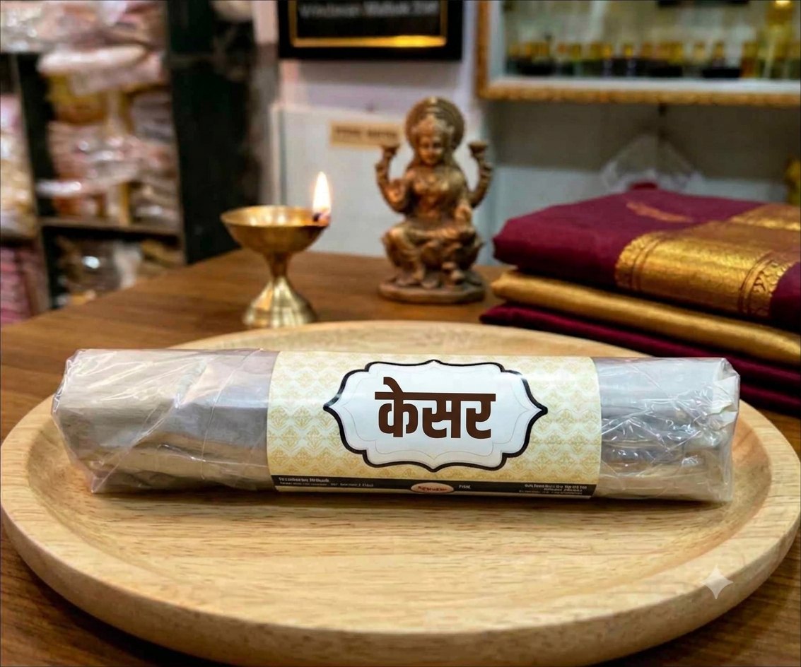 The Sacred Kesar Incense Sticks — Bamboo-Free