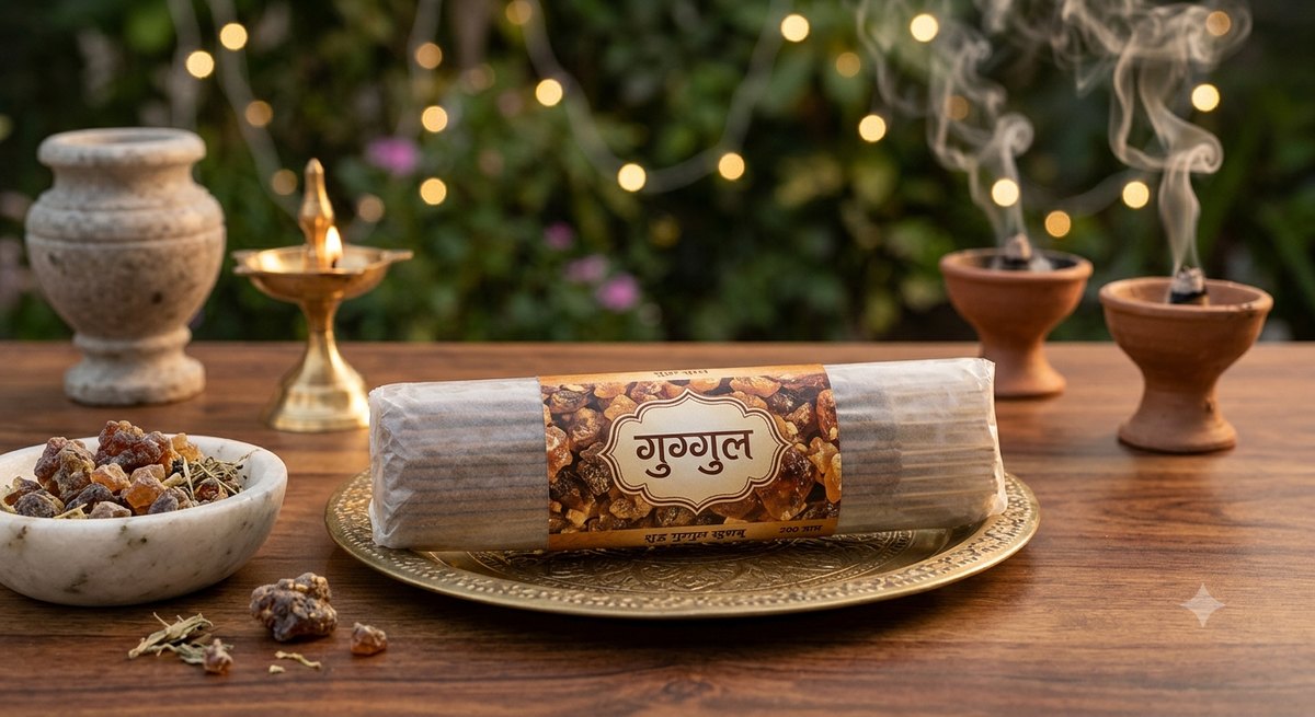 The Sacred Guggal Incense Sticks — Bamboo-Free